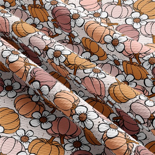 Pumpkin Fall Halloween Autumn Printed Liverpool pumpkin AA1866 & Get a Free $89.99 Embroidery Bundle