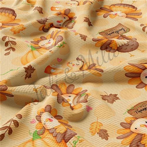 Printed Liverpool Bullet Textured Stretch Solid Strip Thick Knit Jersey Fabric