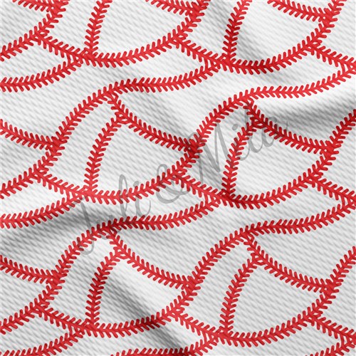Baseball Printed Liverpool  Stretch Solid Strip baseballlaces AA342 & Get a Free $89.99 Embroidery Bundle