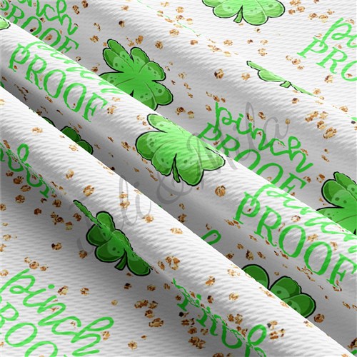 St. Patrick's Day Patrick29 Liverpool Bullet Textured Stretch Solid Strip Thick Knit Jersey Fabric