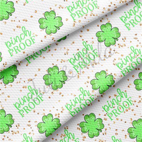 St. Patrick's Day Patrick29 Liverpool Bullet Textured Stretch Solid Strip Thick Knit Jersey Fabric