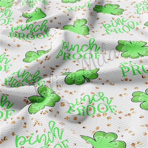 St. Patrick's Day Patrick29 Liverpool Bullet Textured Stretch Solid Strip Thick Knit Jersey Fabric