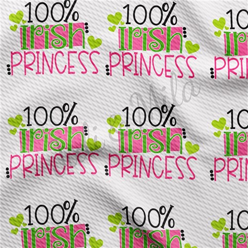 St. Patrick's Day Liverpool Fabric 100Princess & Get a Free $89.99 Embroidery Bundle