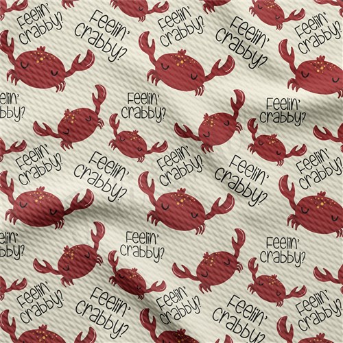 Feeling Crabby Printed Liverpool Crab AA1577 & Get a Free $89.99 Embroidery Bundle