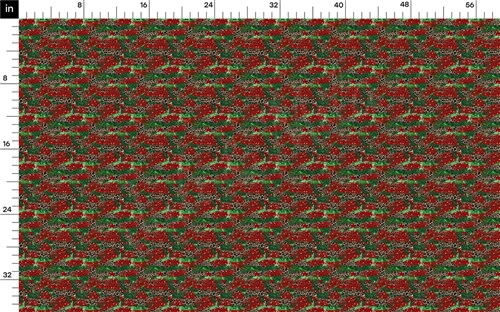 Christmas Christmas Liverpool Bullet Textured Stretch Solid Strip Thick Knit Jersey Fabric