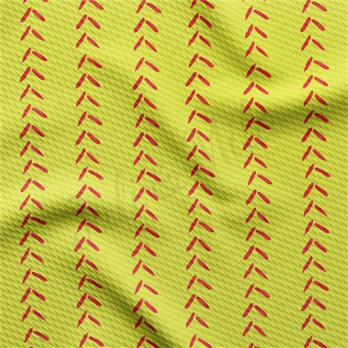 Softball Printed Liverpool Bullet Textured Stretch Solid Strip Thick Knit Jersey Fabric