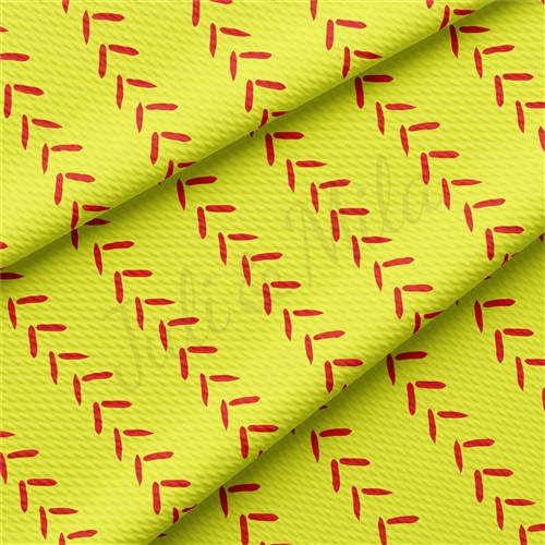 Softball Printed Liverpool Bullet Textured Stretch Solid Strip Thick Knit Jersey Fabric