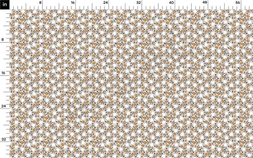 Halloween Fall Ghosts Printed Liverpool Fabric AA958 & Get a Free $89.99 Embroidery Bundle