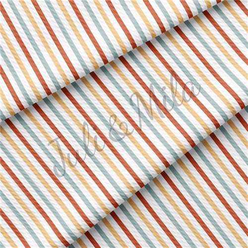 Stripes Printed Liverpool 4 Way Fabric stripes & Get a Free $89.99 Embroidery Bundle