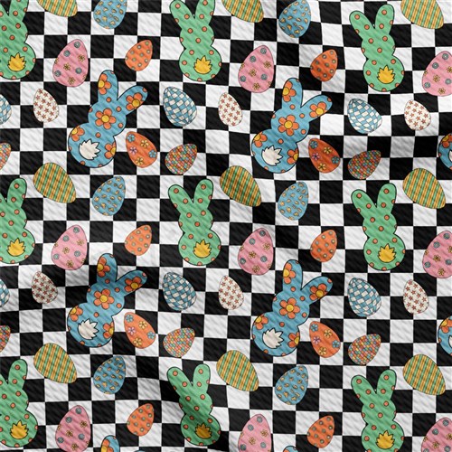Easter AA2375 Liverpool Bullet Textured Stretch Solid Strip Thick Knit Jersey Fabric