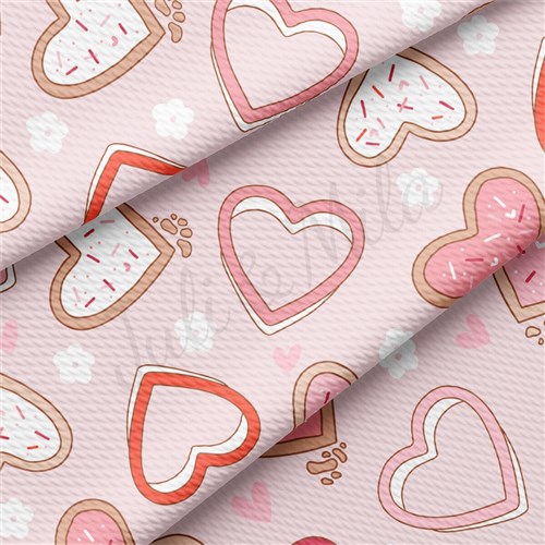 Valentine's Day Liverpool Bullet Textured Stretch Solid Strip Thick Knit Jersey Fabric