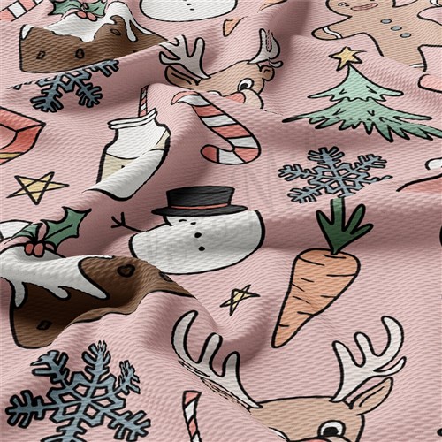 Christmas Printed Liverpool Fabric AA2102 & Get a Free $89.99 Embroidery Bundle
