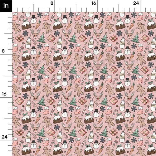Christmas Printed Liverpool Fabric AA2102 & Get a Free $89.99 Embroidery Bundle