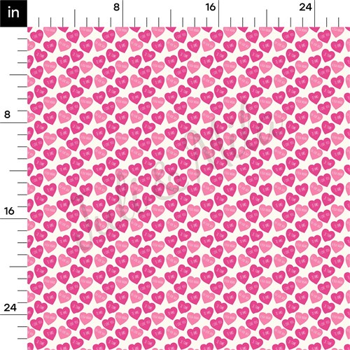 Valentine's Day Printed Liverpool Bullet Textured Stretch Solid Strip Thick Knit Jersey Fabric