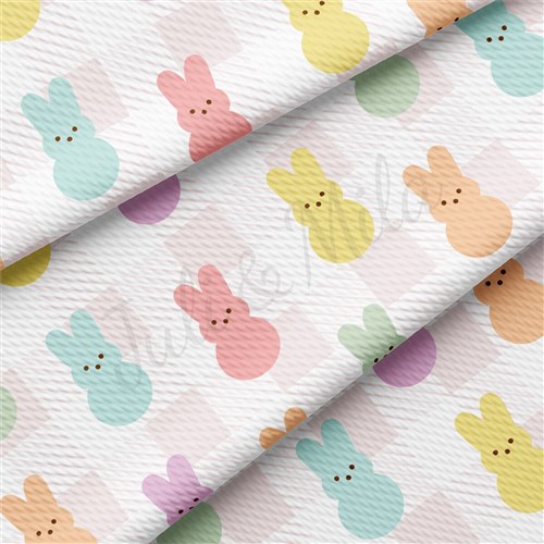 Easter AA2373 Liverpool Bullet Textured Stretch Solid Strip Thick Knit Jersey Fabric