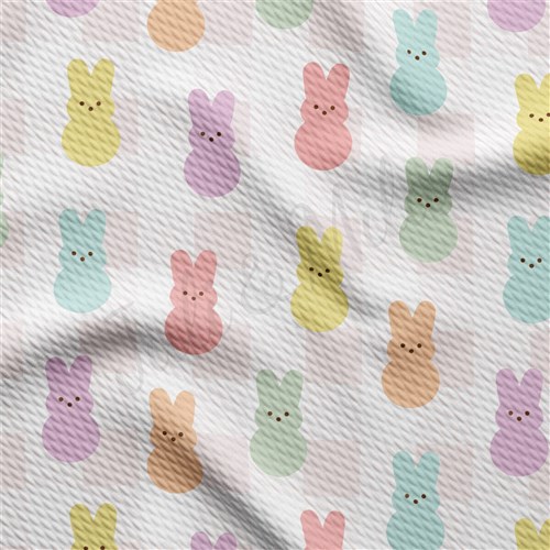 Easter AA2373 Liverpool Bullet Textured Stretch Solid Strip Thick Knit Jersey Fabric