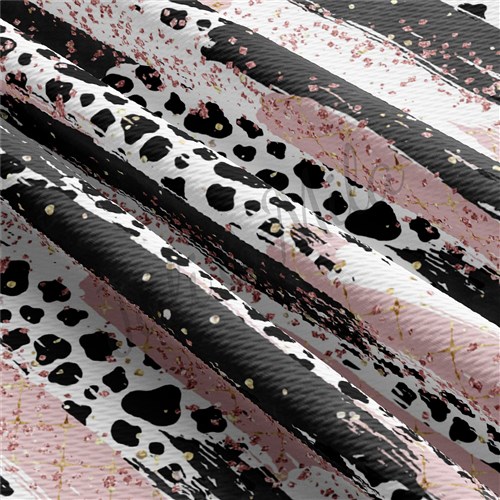 Printed Liverpool Bullet Textured Stretch Solid Strip Thick Knit Jersey Fabric