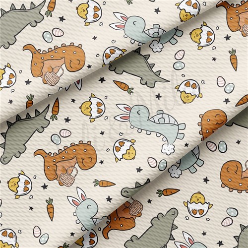 Dino Printed Liverpool Fabric AA2122 & Get a Free $89.99 Embroidery Bundle