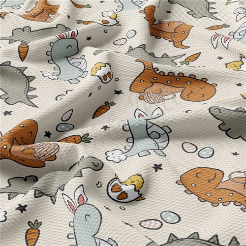 Dino Printed Liverpool Fabric AA2122 & Get a Free $89.99 Embroidery Bundle
