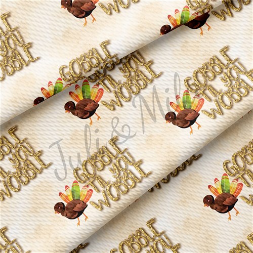 Thanksgiving Printed Liverpool Bullet Textured Stretch Solid Strip Thick Knit Jersey Fabric