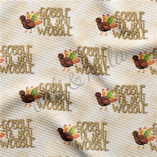 Thanksgiving Printed Liverpool Bullet Textured Stretch Solid Strip Thick Knit Jersey Fabric