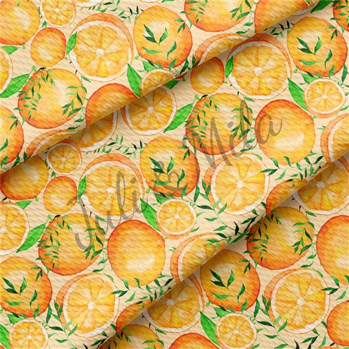 Printed Liverpool Fabric Orange & Get a Free $89.99 Embroidery Bundle