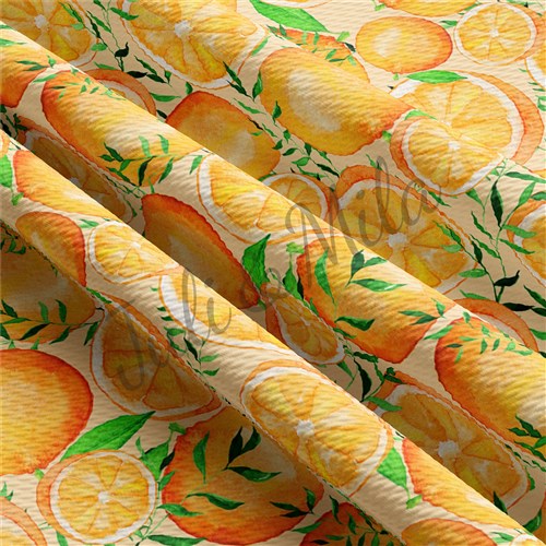 Printed Liverpool Fabric Orange & Get a Free $89.99 Embroidery Bundle