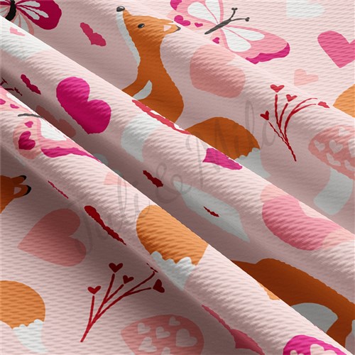 Valentine's Day Liverpool Bullet Textured Stretch Solid Strip Thick Knit Jersey Fabric