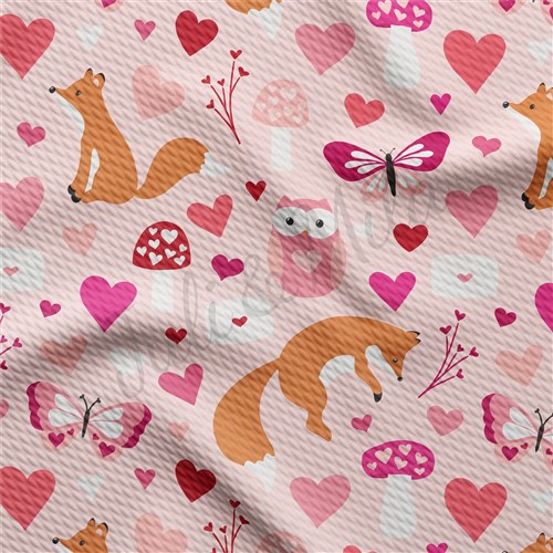 Valentine's Day Liverpool Bullet Textured Stretch Solid Strip Thick Knit Jersey Fabric