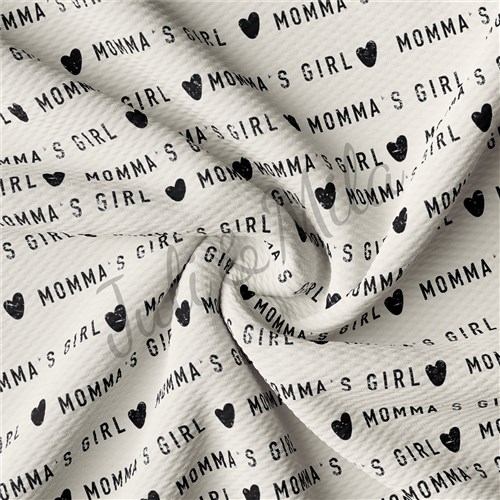Momma's Girl Printed Liverpool Fabric Momma's Girl 2 & Get a Free $89.99 Embroidery Bundle
