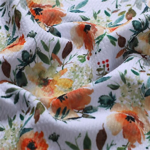Printed Floral Liverpool 4 Way Bow Floral greenery & Get a Free $89.99 Embroidery Bundle