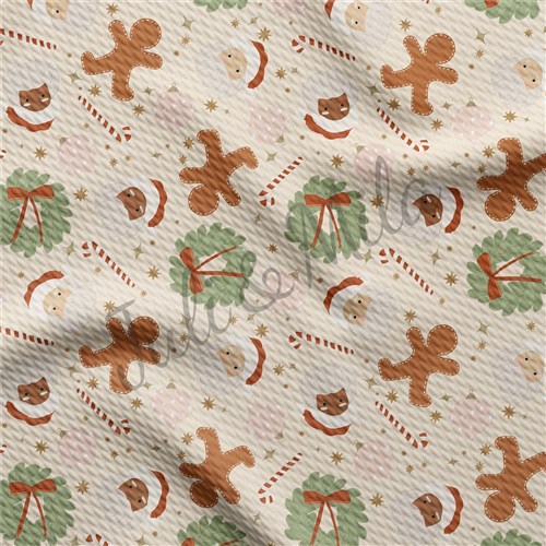 Printed Liverpool Bullet Textured Stretch Solid Strip Thick Knit Jersey Fabric