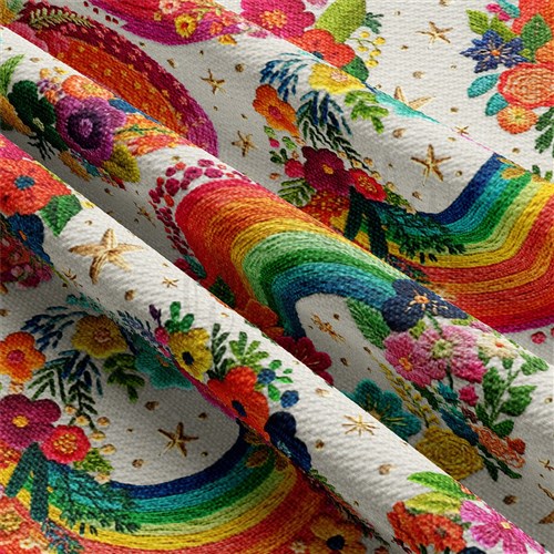 Embroidery Printed Liverpool Fabric AA1792 & Get a Free $89.99 Embroidery Bundle