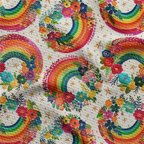 Embroidery Printed Liverpool Fabric AA1792 & Get a Free $89.99 Embroidery Bundle