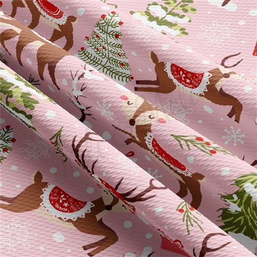 Christmas Printed Liverpool Fabric AA2182 & Get a Free $89.99 Embroidery Bundle