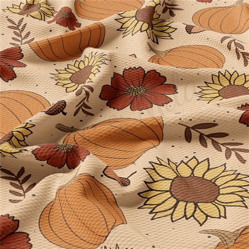 Autumn Fall Halloween Printed Liverpool Fabric AA1952 & Get a Free $89.99 Embroidery Bundle