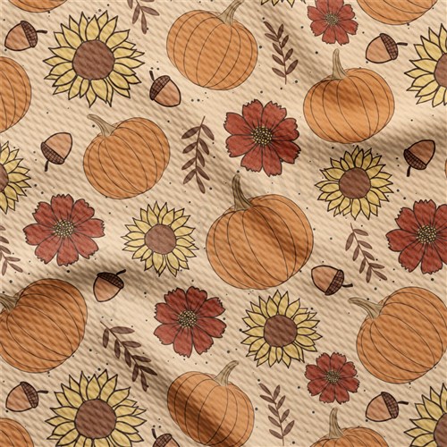 Autumn Fall Halloween Printed Liverpool Fabric AA1952 & Get a Free $89.99 Embroidery Bundle