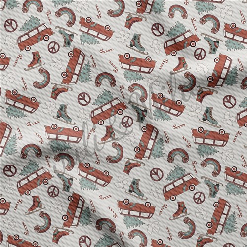 Liverpool Bullet Textured Stretch Solid Strip Thick Knit Jersey Fabric