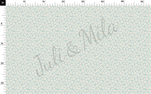 Daisy Floral Printed Liverpool Bullet Textured Stretch Solid Strip Thick Knit Jersey Fabric