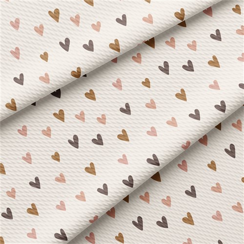 Valentine's Day Liverpool Bullet Textured Stretch Solid Strip Thick Knit Jersey Fabric