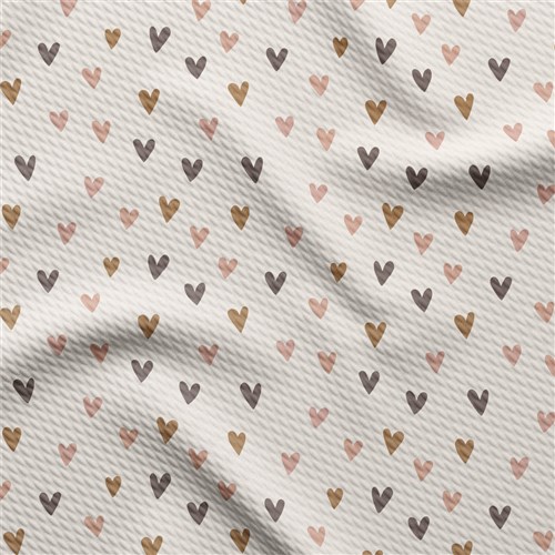 Valentine's Day Liverpool Bullet Textured Stretch Solid Strip Thick Knit Jersey Fabric