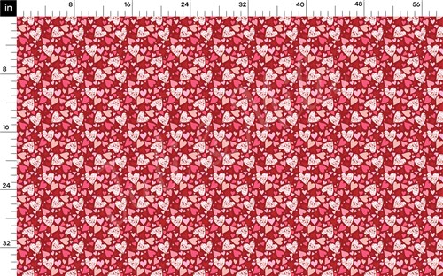 Valentine's Day Printed Liverpool Bullet Textured Stretch Solid Strip Thick Knit Jersey Fabric