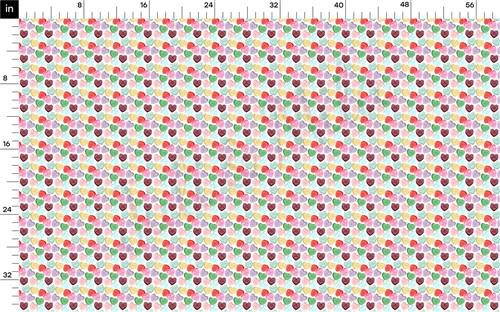 Valentine's Day Printed Liverpool Bullet Textured Stretch Solid Strip Thick Knit Jersey Fabric