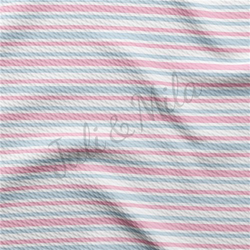 Stripes Hospital Liverpool Bullet Textured Stretch Solid Strip Thick Knit Jersey Fabric