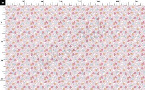 Valentine's Day Printed Liverpool Bullet Textured Stretch Solid Strip Thick Knit Jersey Fabric
