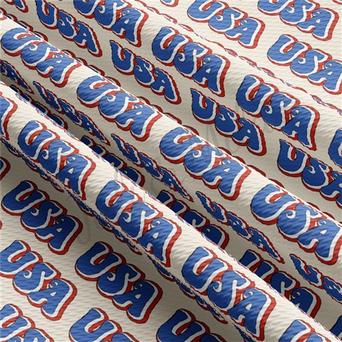 Patriotic 4th of July Printed Liverpool Fabric AA367 & Get a Free $89.99 Embroidery Bundle