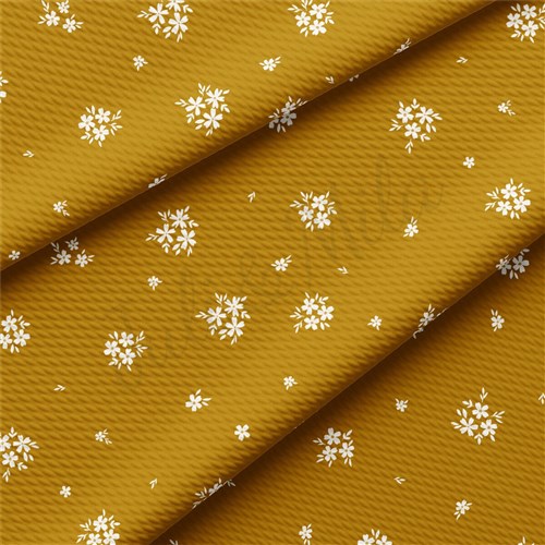Floral Printed Liverpool Fabric AA2186 & Get a Free $89.99 Embroidery Bundle