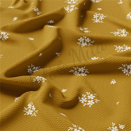 Floral Printed Liverpool Fabric AA2186 & Get a Free $89.99 Embroidery Bundle