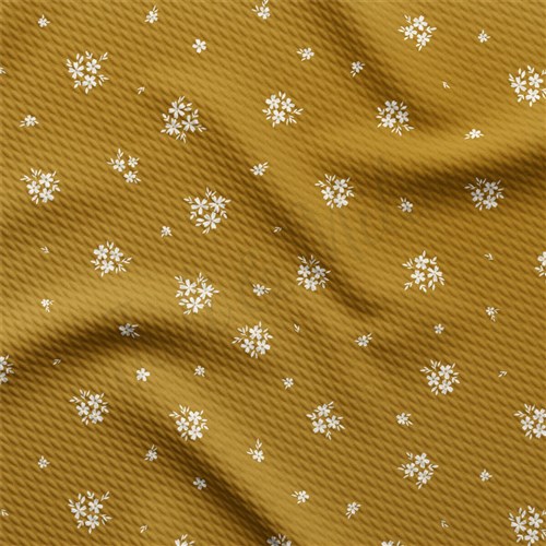 Floral Printed Liverpool Fabric AA2186 & Get a Free $89.99 Embroidery Bundle