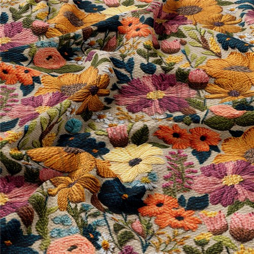 Embroidery Print Floral Printed Liverpool AA1702 & Get a Free $89.99 Embroidery Bundle